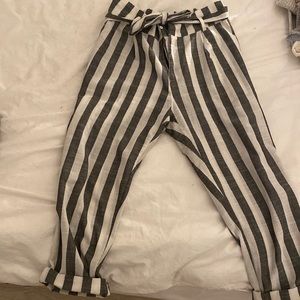 Striped summer pants